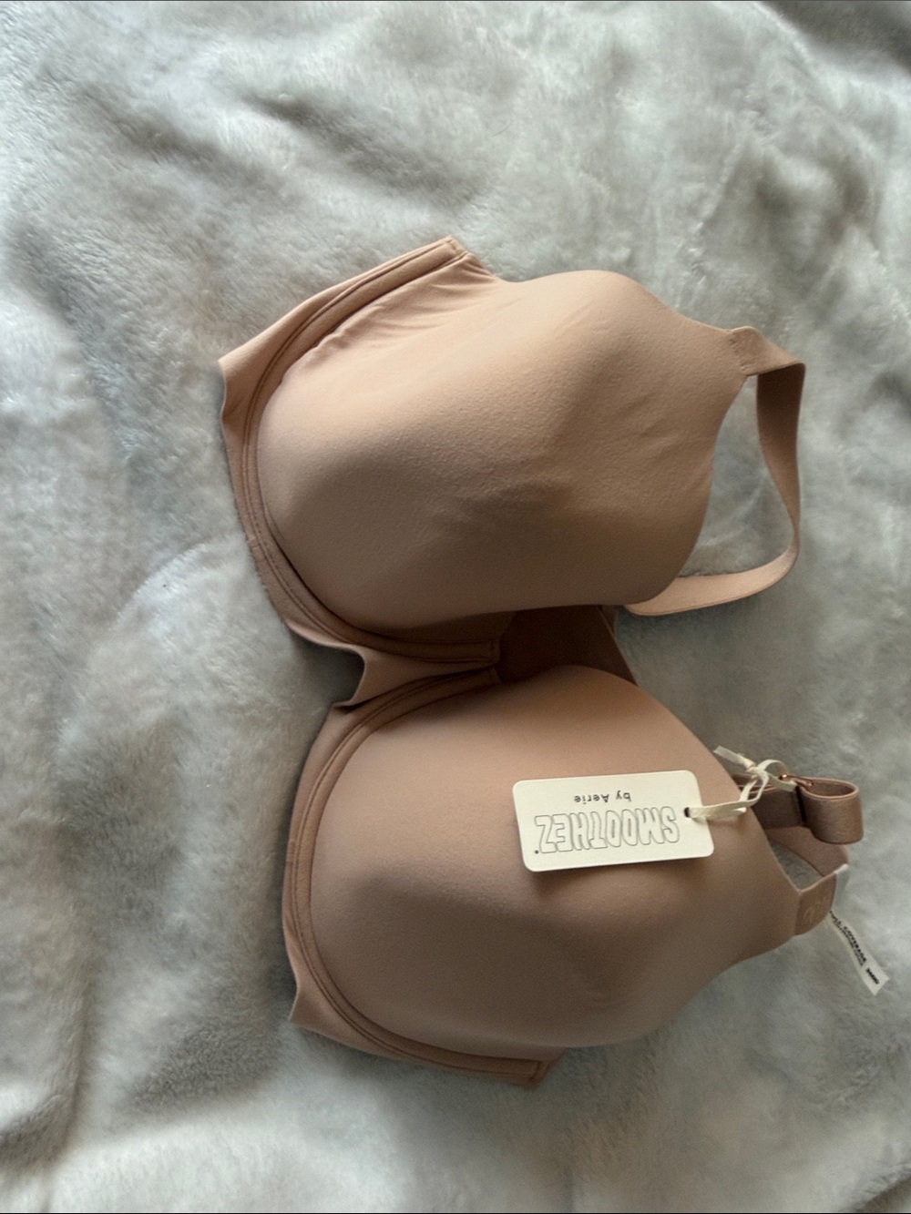 aerie Smooth T-Shirt Bra in Light Nude